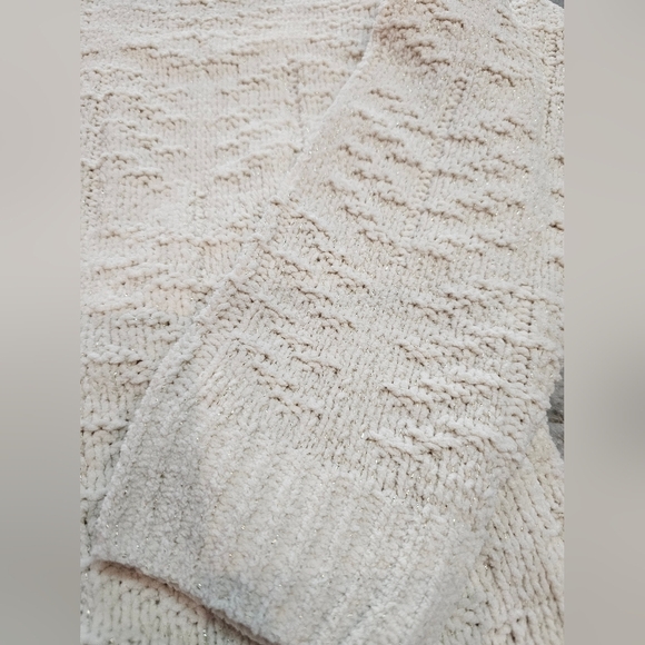 NWT Weatherproof Vintage Cream Chenille Knit Sweater Women’s Large - Picture 9 of 11